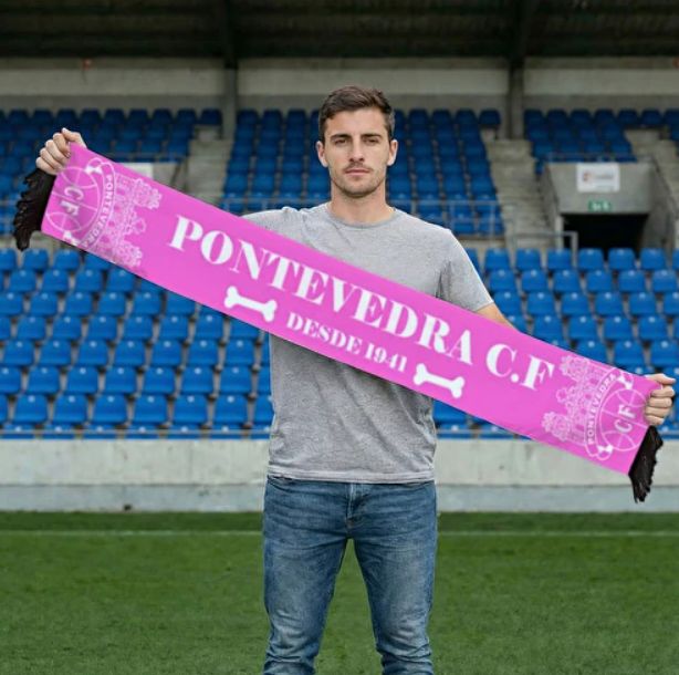 Bufanda Pontevedra C.F Rosa