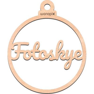 Adorno navideño Acrilico con nombre personalizado