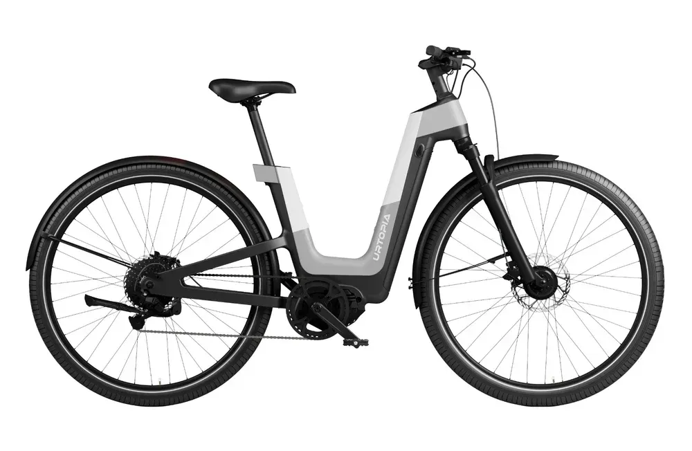 Urtopia E-Bike Fusion mit Shimano-CUES-Schaltung und Carbonfaser