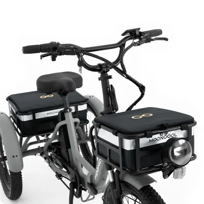 Mooncool E-Dreirad Taschen vorne und hinten Mooncool E-Dreirad Taschen vorne und hinten