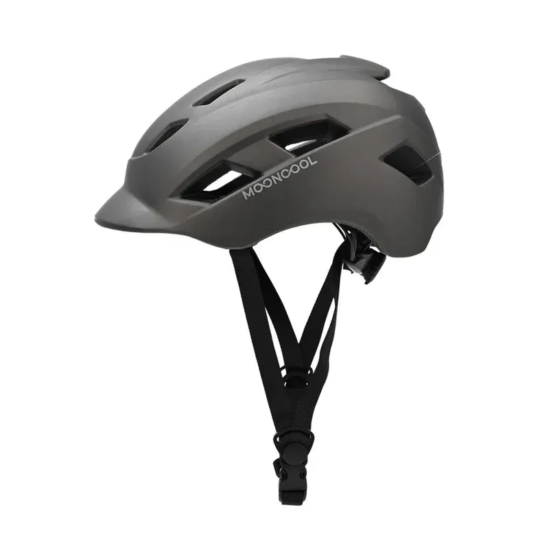 Mooncool E-Dreirad Schutzhelm grau