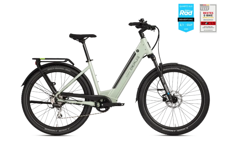 DERUIZ Quartz SUV 2025 E-Bike Trekking mit Shimano 8-Gang und 644Wh Akku