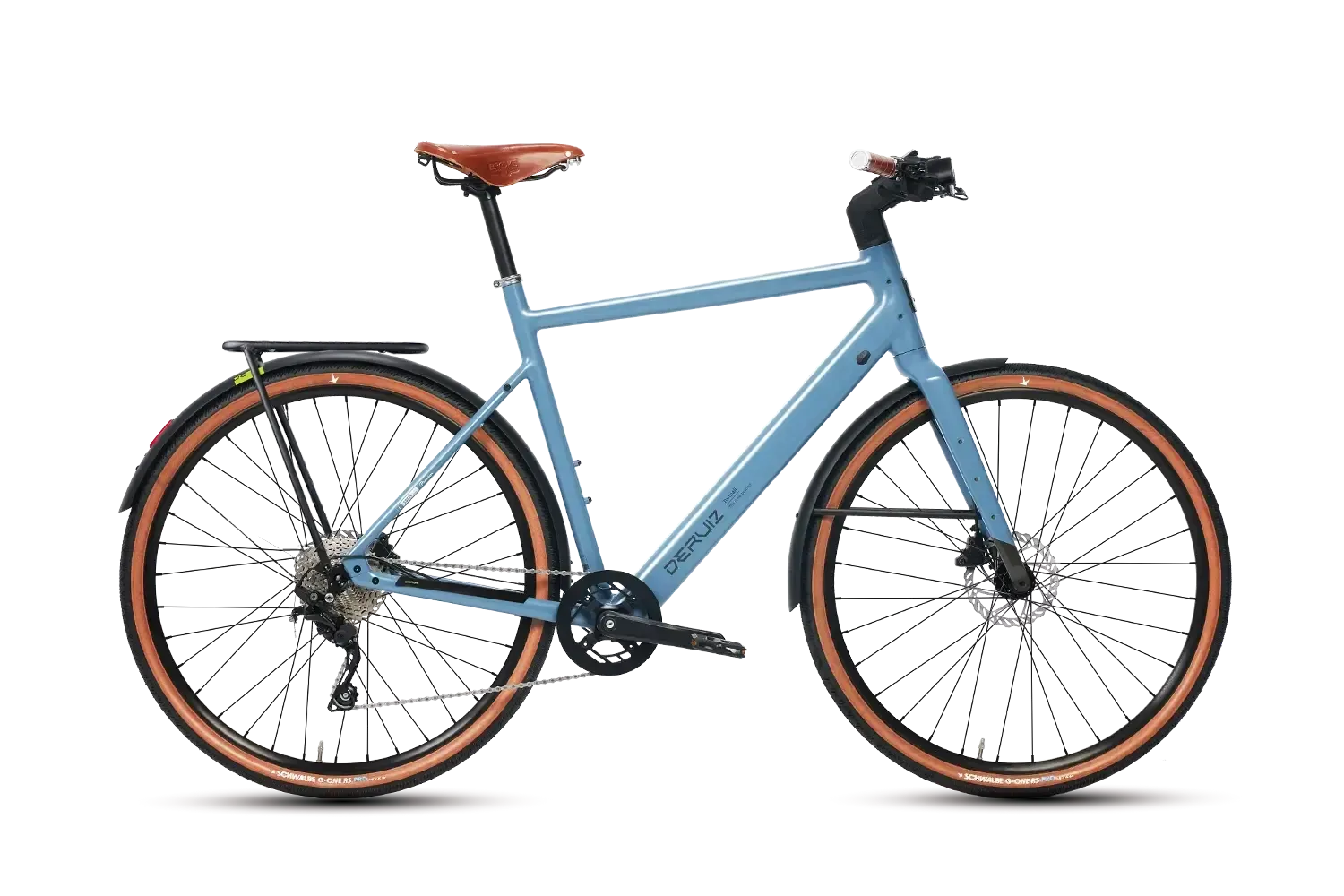 DERUIZ Turmali-Premium M/L 2025 E-Bike Urban mit Shimano 10-Gang und 360Wh Akku