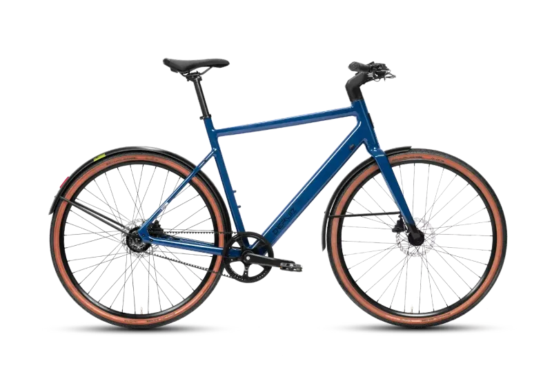 DERUIZ Turmali M/L 2025 E-Bike Urban Blau mit Riemenantrieb und 360Wh Akku