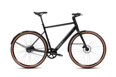 DERUIZ Turmali M/L 2025 E-Bike Urban schwarz mit Riemenantrieb und 360Wh Akku