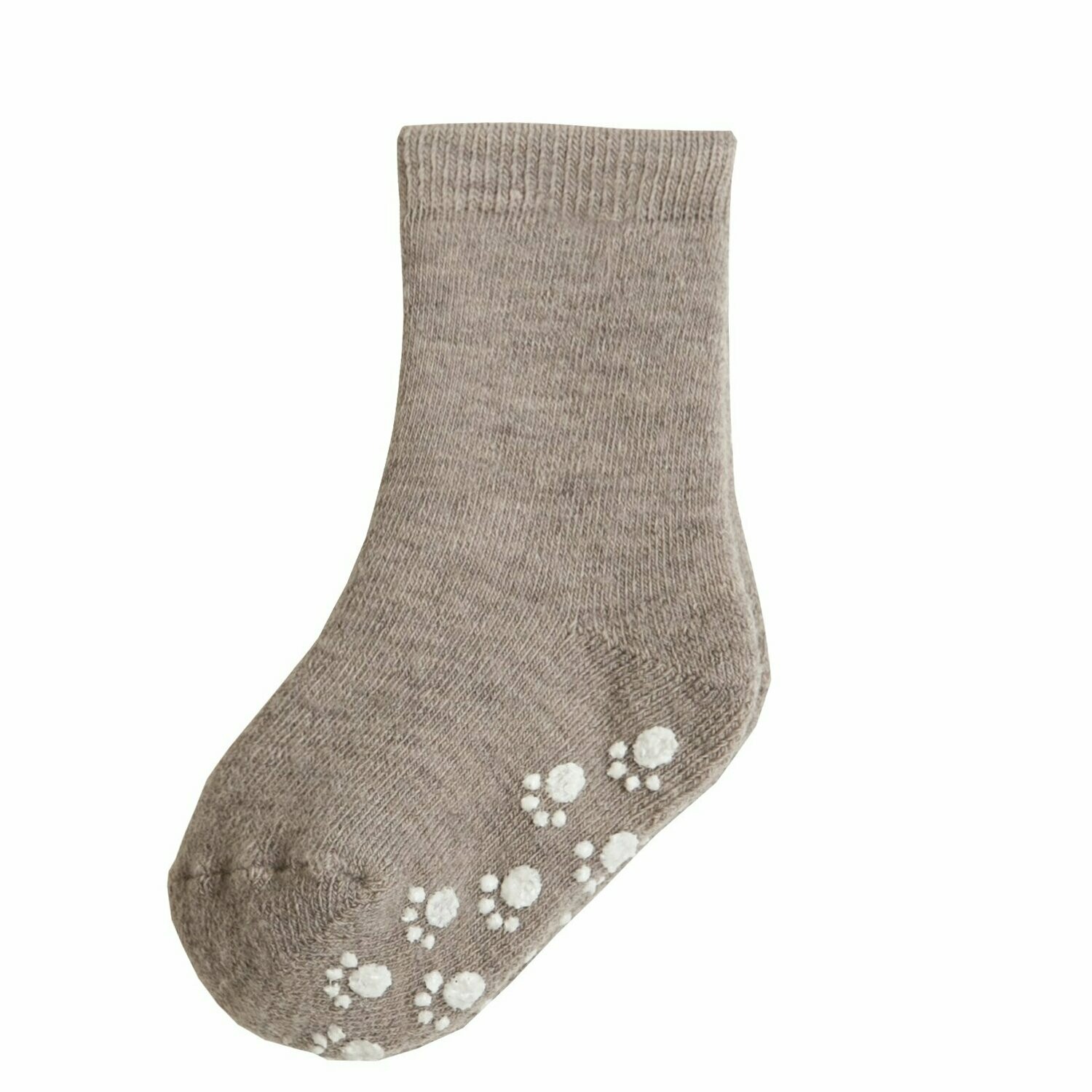 Stoppersocken  Wolle sesam
