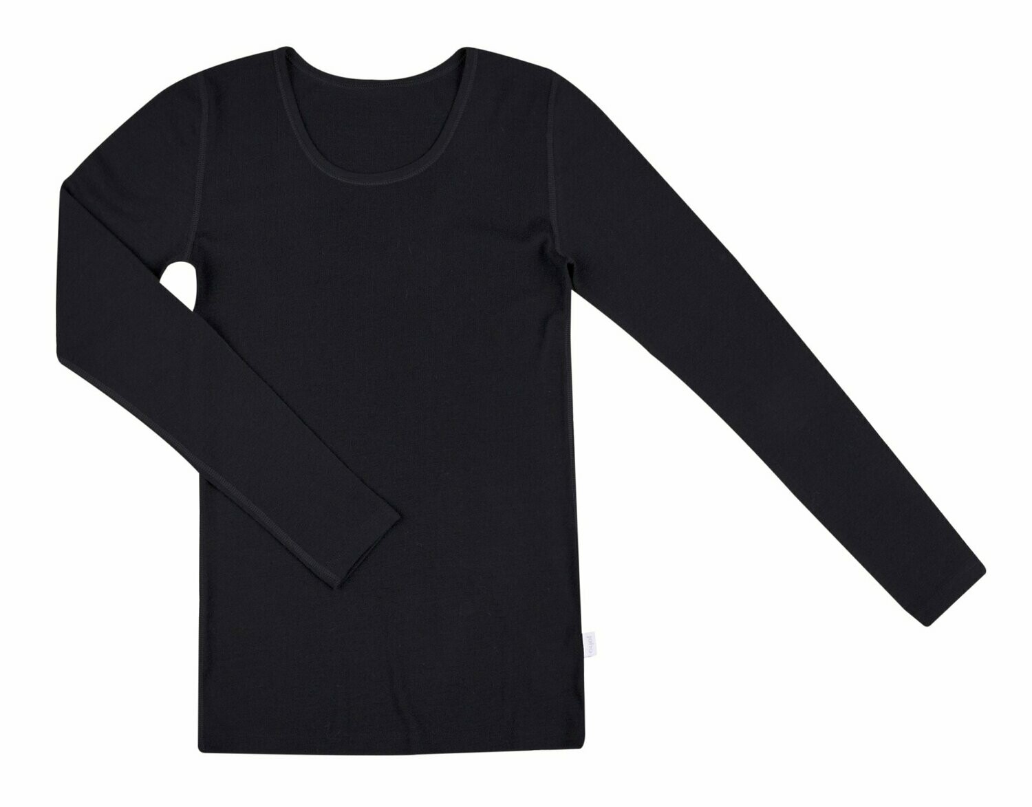 Damen MARIE Shirt Wolle schwarz