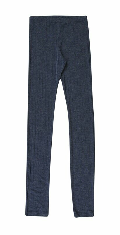 Damen EMILY Leggings Wolle/Seide blau Damen EMILY Leggings Wolle/Seide blau