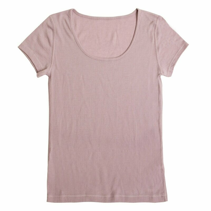 Damen EMMA T-Shirt Wolle rose Damen EMMA T-Shirt Wolle rose