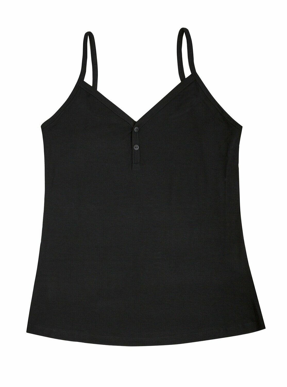 Damen LUNA Top Bambus schwarz