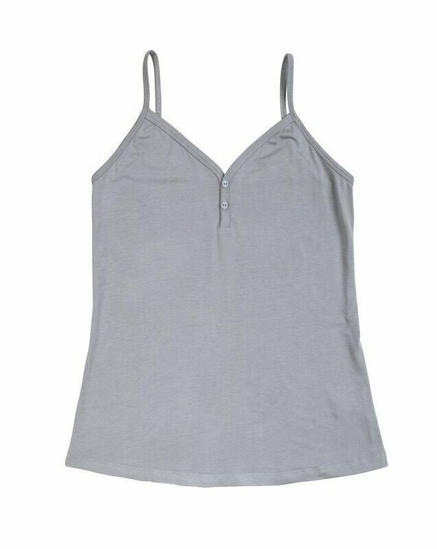 Damen LUNA Top Bambus grau