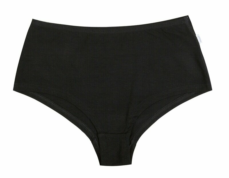 Damen LUNA Hipster Bambus schwarz Damen LUNA Hipster Bambus schwarz