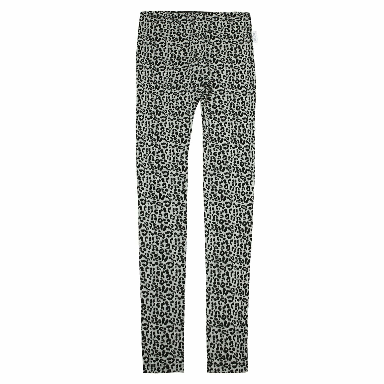 Damen JULIE Leggings Wolle schwarz Leo Print