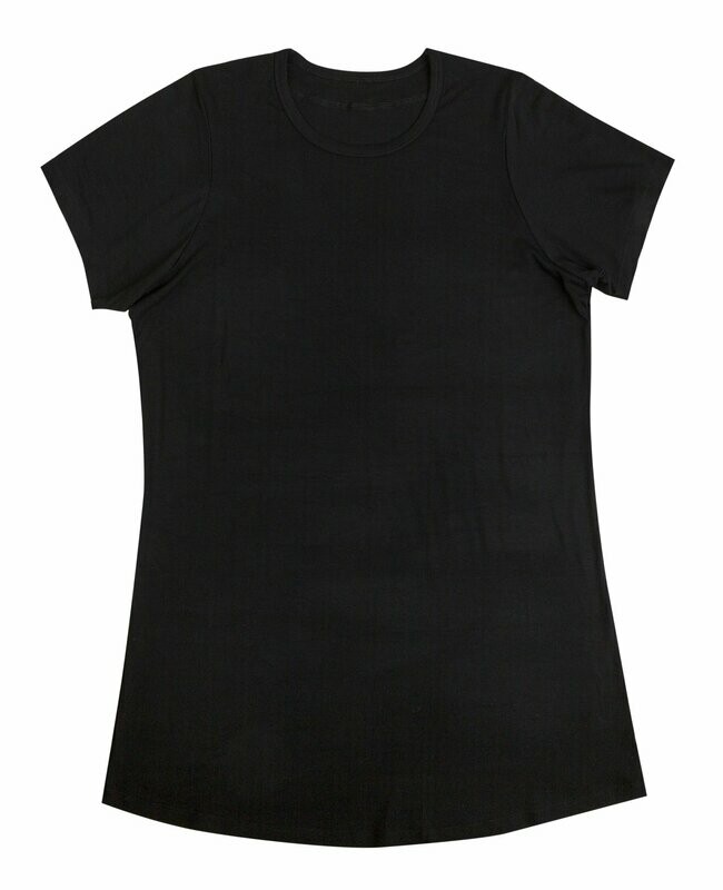 Damen LUNA Big Shirt Bambus schwarz Damen LUNA Big Shirt Bambus schwarz