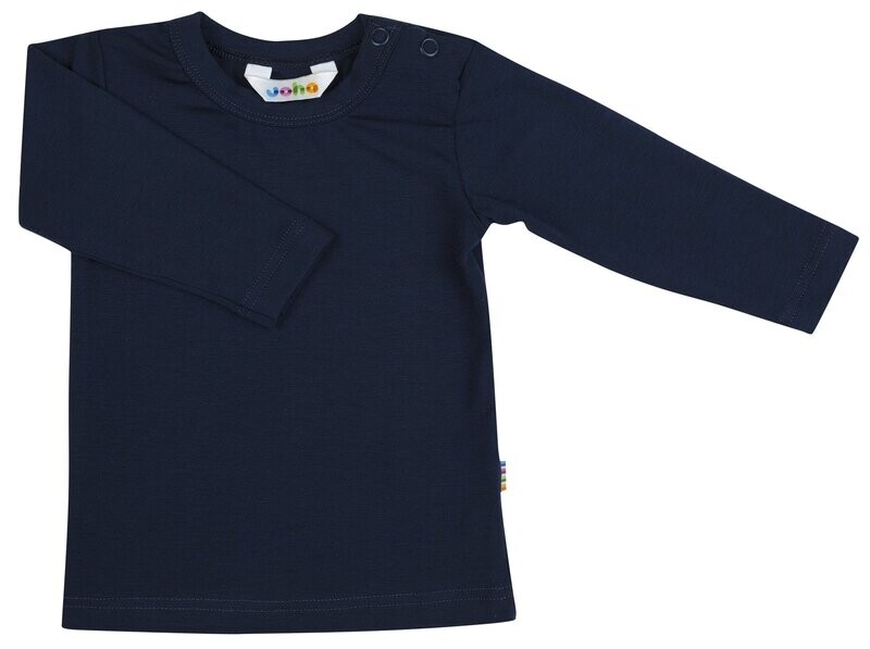 Baby Shirt lang Arm Bambus blau Baby Shirt lang Arm Bambus blau