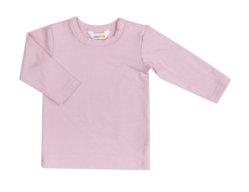 Baby Shirt lang Arm Bambus rosa Gr 80 Baby Shirt lang Arm Bambus rosa Gr 80