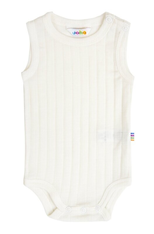 Baby Body ohne Arm Wolle/Seide creme Baby Body ohne Arm Wolle/Seide creme