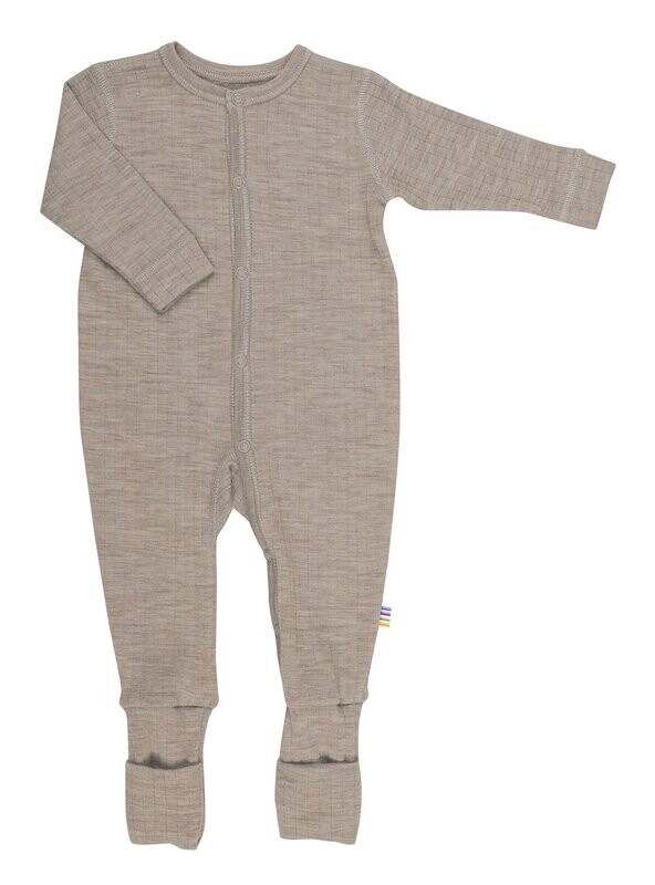 Baby Schlafanzug 100% Wolle sesam Baby Schlafanzug 100% Wolle sesam
