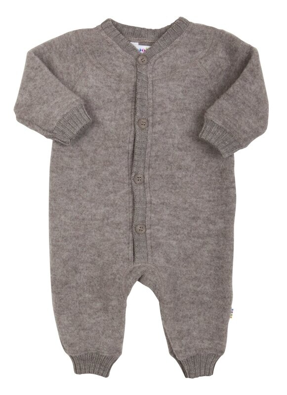 Baby Jumpsuit Wollfleece 100% Wolle sesam