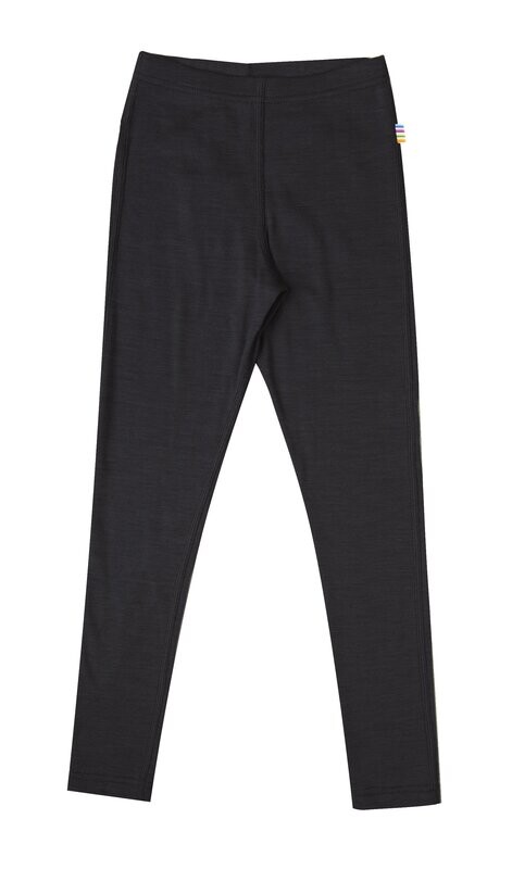 Kinder Legging Wolle/Seide schwarz Kinder Legging Wolle/Seide schwarz