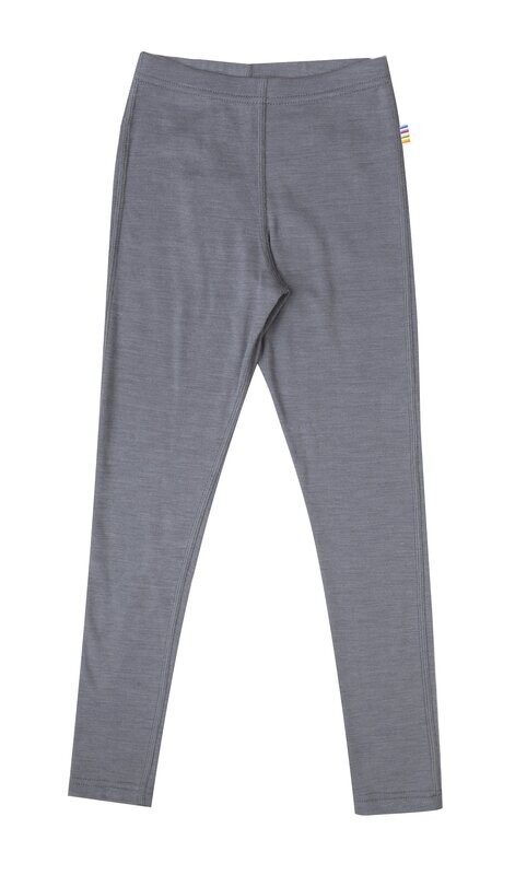 Kinder Legging Wolle/Seide grau