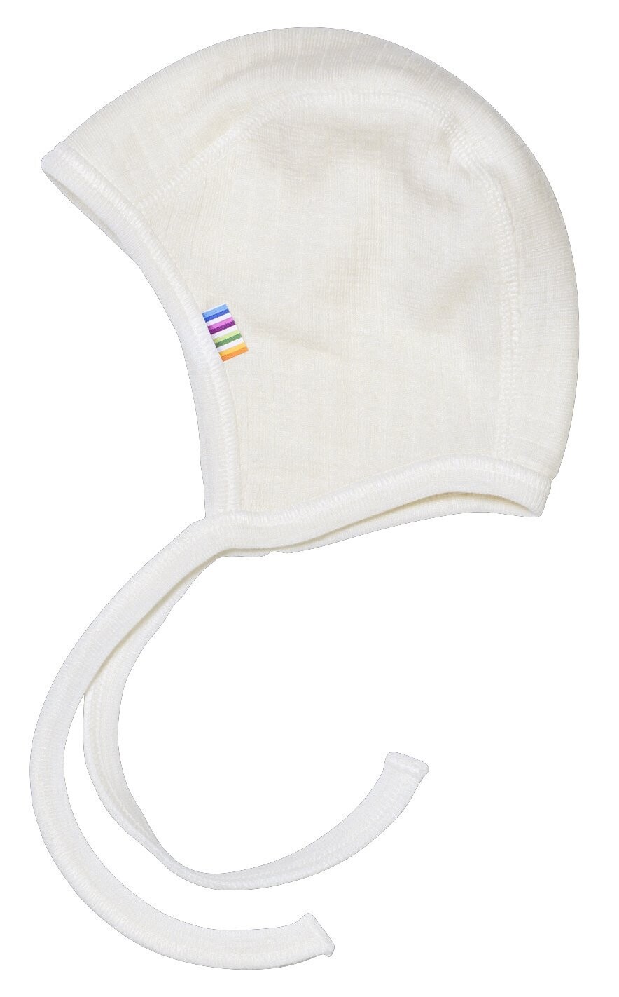 Babyhäubchen 100% Wolle creme