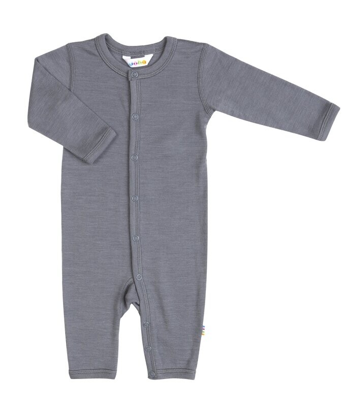 Baby Jumpsuit Wolle/Seide grau Baby Jumpsuit Wolle/Seide grau