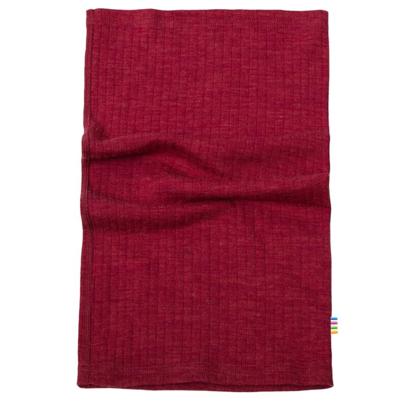 Damen Loop Schal Wolle rot melange Damen Loop Schal Wolle rot melange
