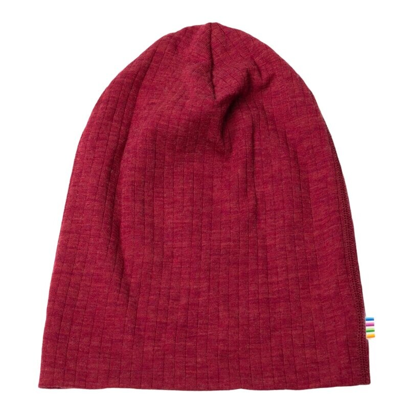 Damen Mütze Beanie Wolle rot melange Damen Mütze Beanie Wolle rot melange