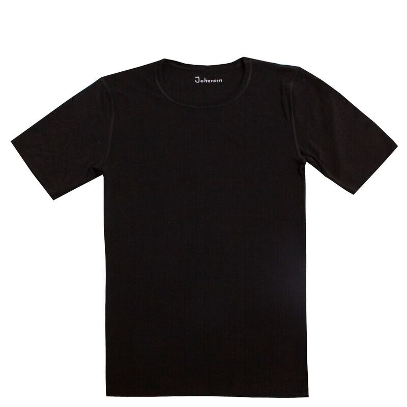 Joha Herren T-Shirt KENN Wolle/Seide schwarz Joha Herren T-Shirt KENN Wolle/Seide schwarz