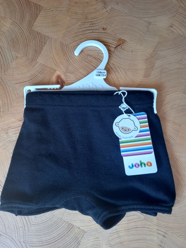 Kinder Hipster Wolle/Baumwolle schwarz Gr 128/134 Kinder Hipster Wolle/Baumwolle schwarz Gr 128/134