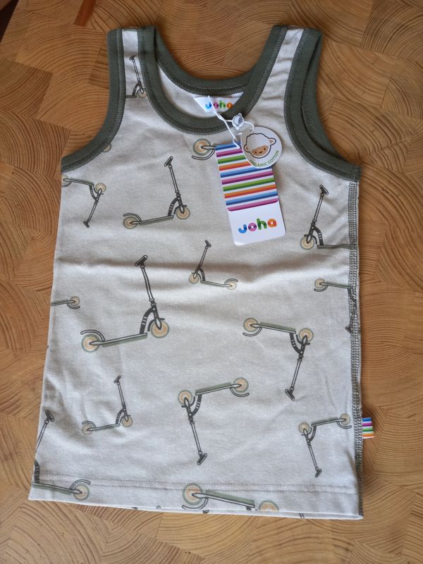 Kinder Unterhemd Baumwolle  Roller Gr 98/104