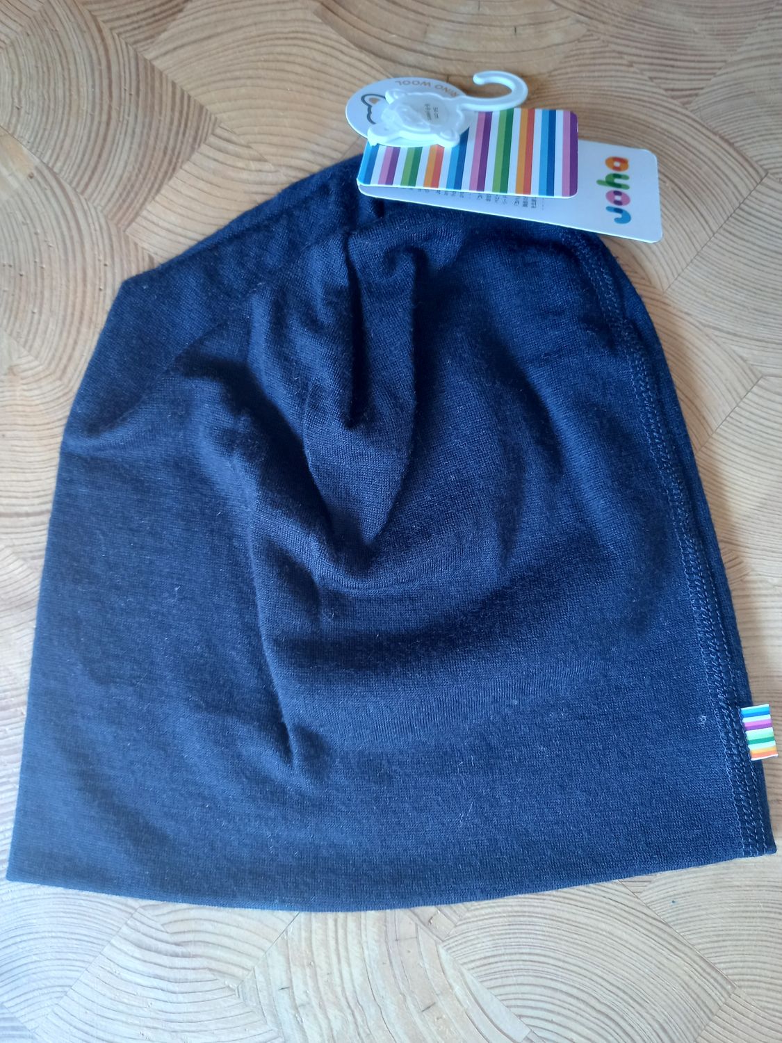 Mütze Merinowolle dunkel blau