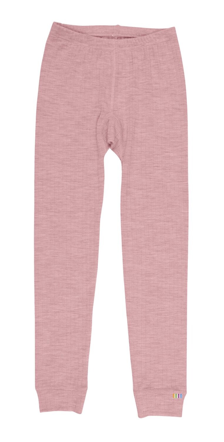 Kinder Leggings  100% Wolle, rose