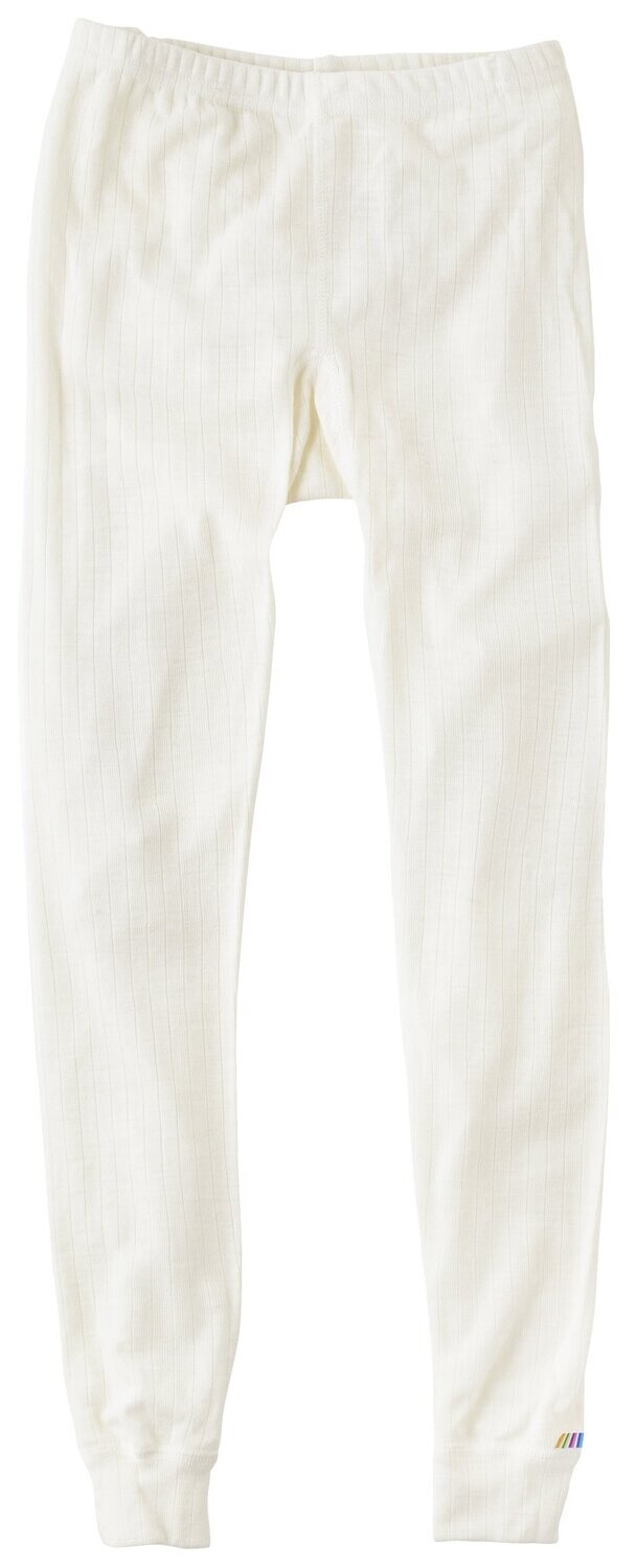 Kinder Leggings  100% Wolle, creme