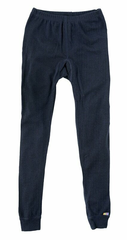 Kinder Leggings  100% Wolle, dunkelblau