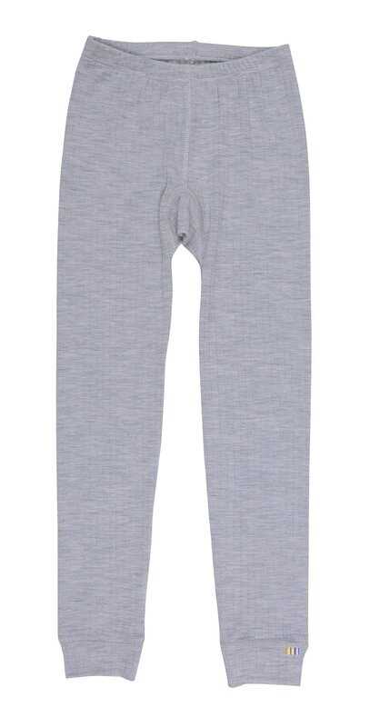 Kinder Leggings  100% Wolle, grau