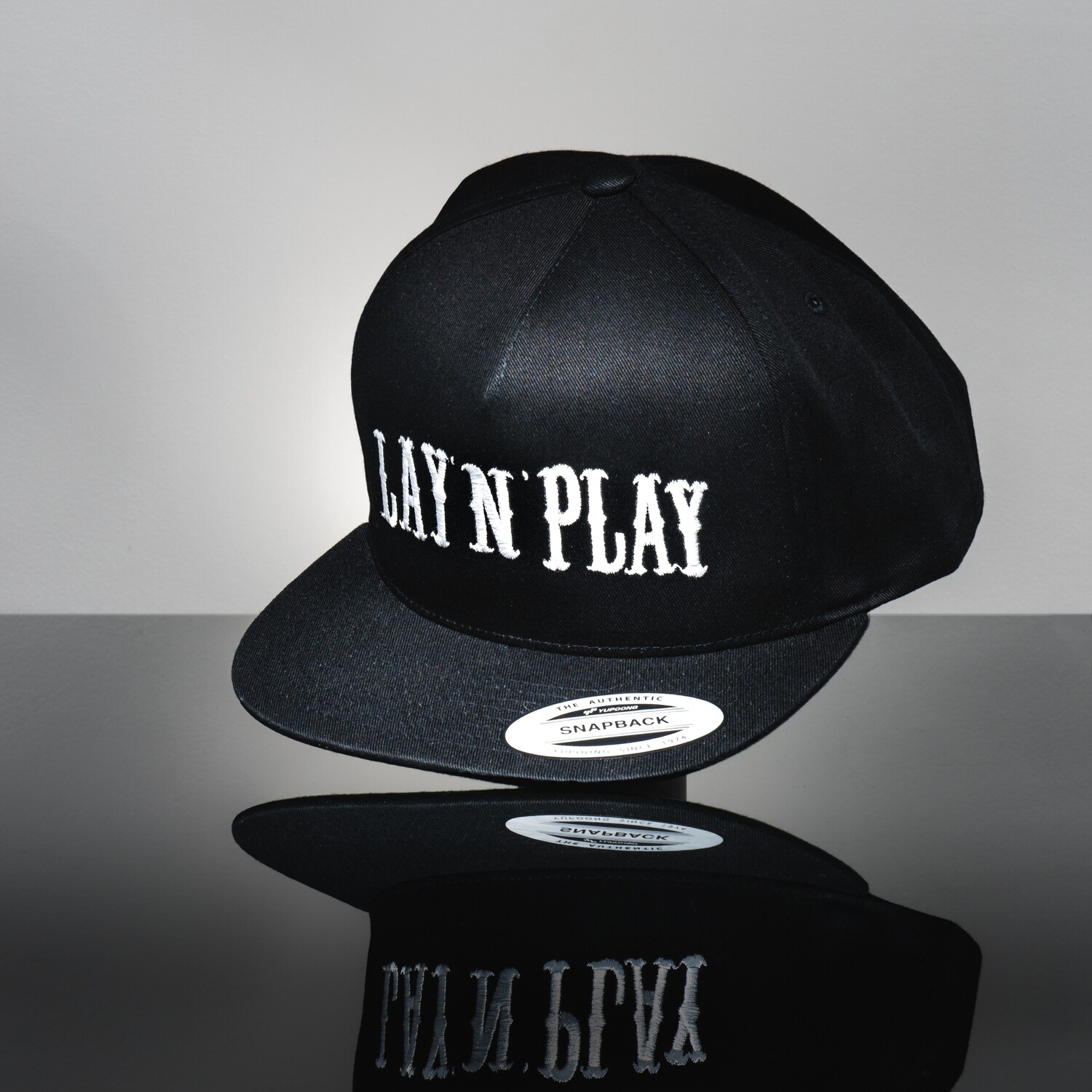 Lay N Play Classic Logo Embroidered Snapback