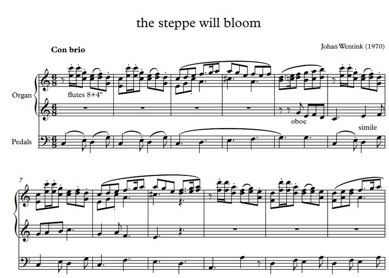 De steppe zal bloeien (The Steppe will bloom)