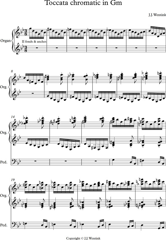 Toccata Chromatic in G-minor