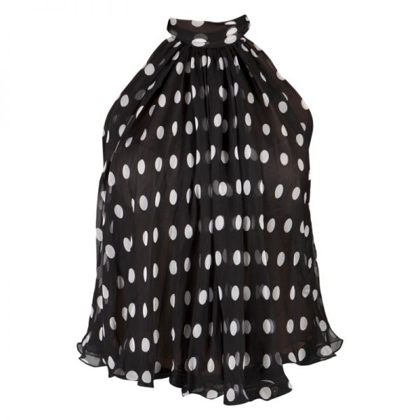 polka dot halter top