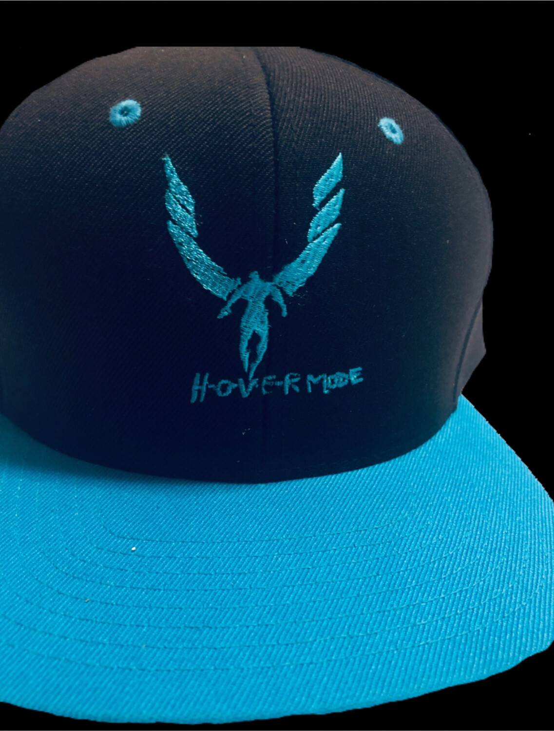 Blue &amp; Black Snap Back Hovermode