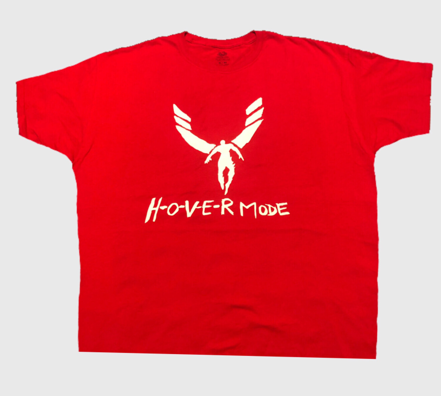 White Logo On Red T-shirt