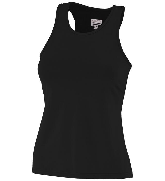 POLY/SPANDEX SOLID RACERBACK TANK