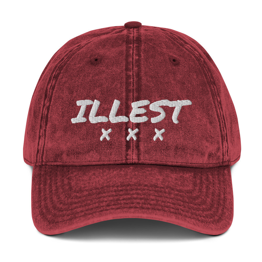 Illest Vintage Cotton Twill Cap