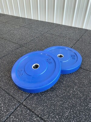 35LB Blue Bumper Plates (Pair)