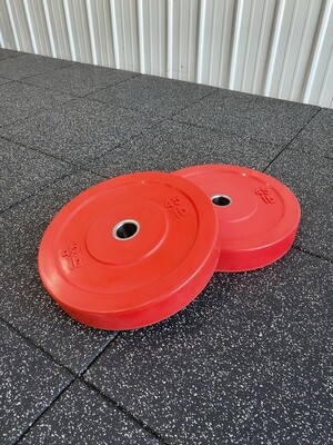 45LB Red Bumper Plates (Pair)