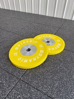 35LB Yellow Competition Bumper Plates (Pair)