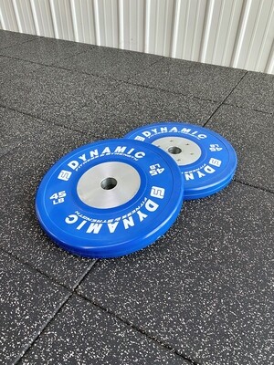 45LB Blue Competition Bumper Plate (Pair)