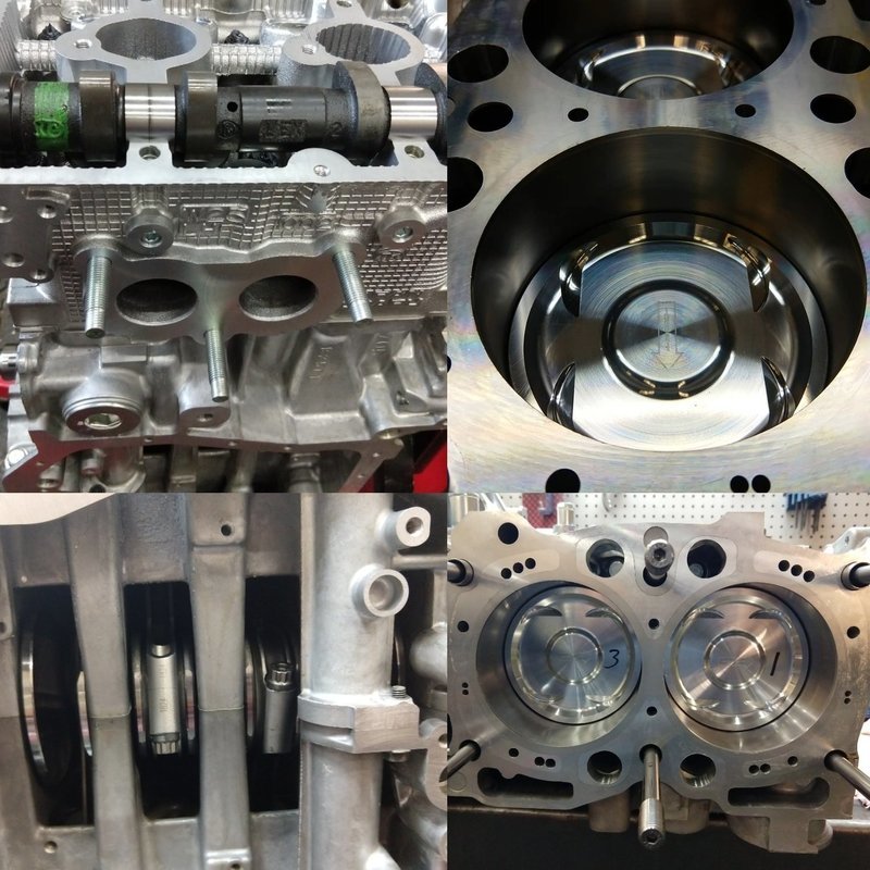 Element Tuning Pro Comp CNC Billet Closed Deck Long Block for Subaru, 2.5L